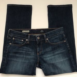 LIKE NEW AG Goldschmied Tomboy relaxed fit sz 28 excellent condition whiskered